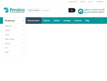 Tablet Screenshot of pivalco.com